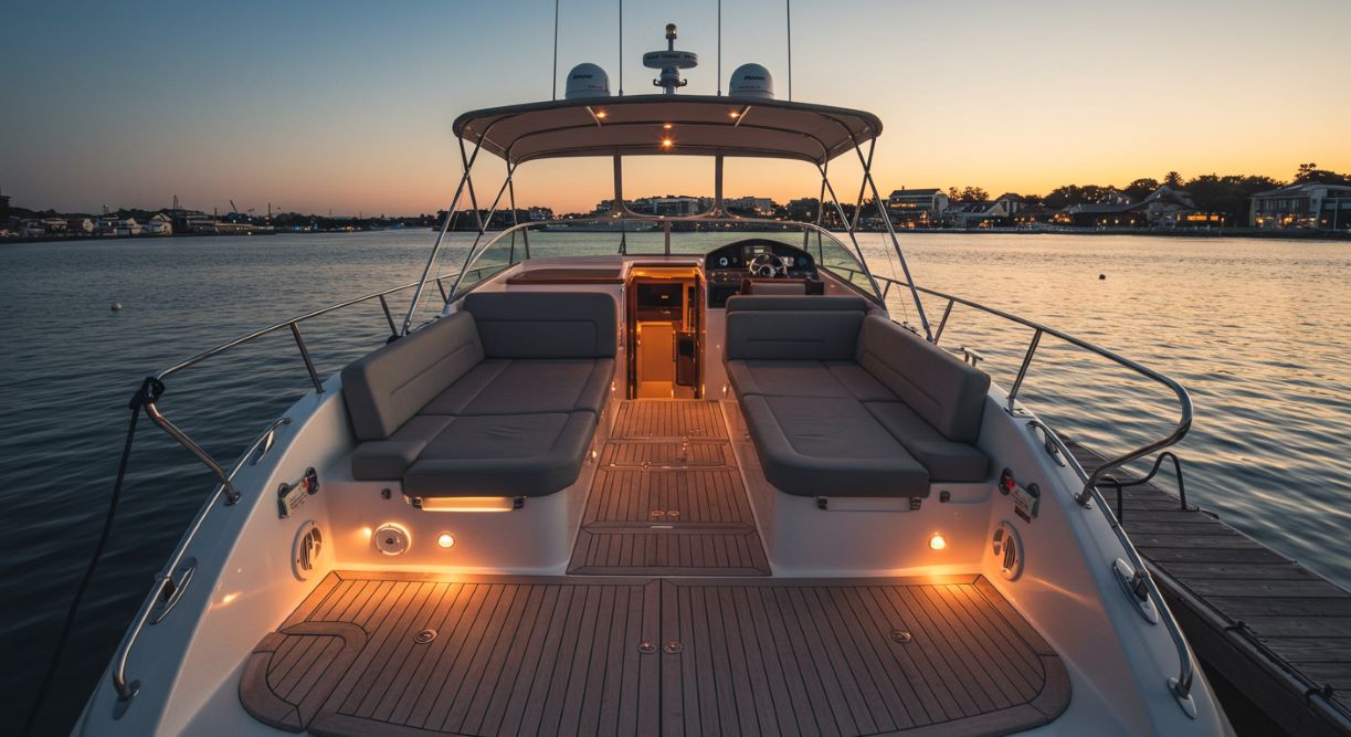 Dual bow and stern thruster installation on a 38-foot cruiser